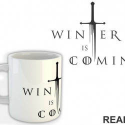 Winter Is Coming - Sword - Game Of Thrones - GOT - Šolja