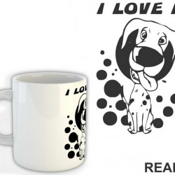 I Love My Dalmatian - Pas - Dog - Šolja