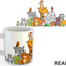 Baby Animals In a Group - Životinje - Šolja