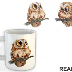 Two Owls - Životinje - Šolja