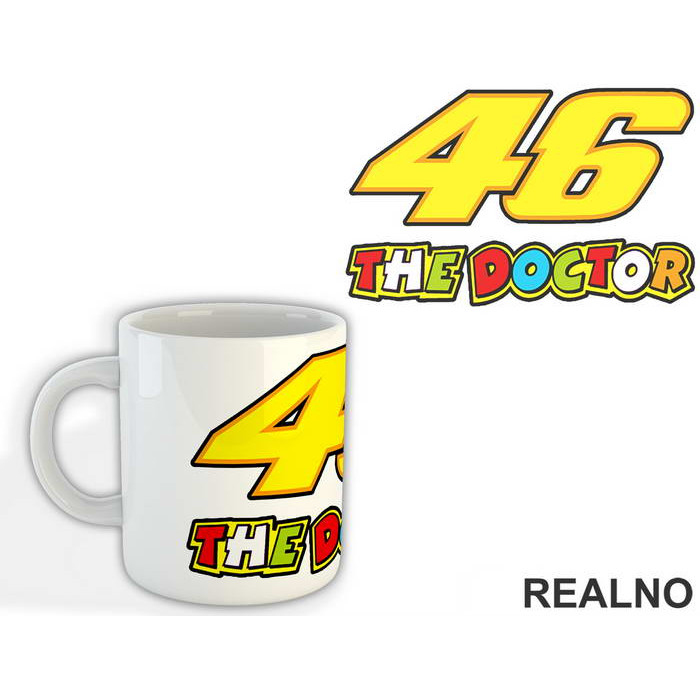 Colors - Rossi - 46 - MotoGP - Sport - Šolja