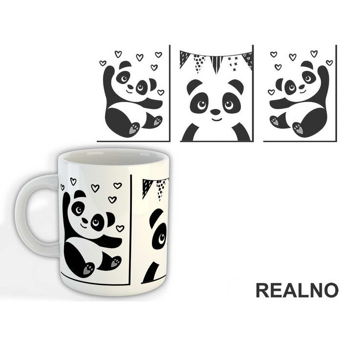 Pandas Love - Životinje - Šolja