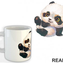 Baby Panda Sitting - Životinje - Šolja