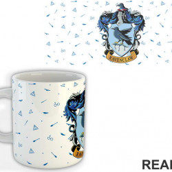 Ravenclaw Logo With Background Symbols - Harry Potter - Šolja