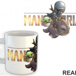 Riding The Creature - Baby Yoda - Mandalorian - Star Wars - Šolja