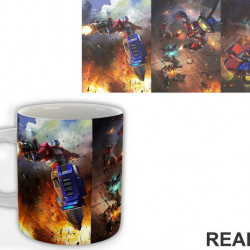 Optimus Prime Fighting - Transformers - Šolja