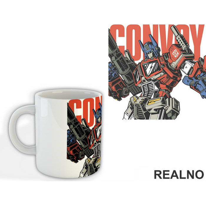 Convoy Optimus Prime - Transformers - Šolja