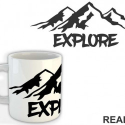 Explore The Mountains - Planinarenje - Kampovanje - Priroda - Nature - Šolja