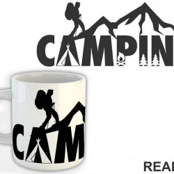 Camping Silhouette - Planinarenje - Kampovanje - Priroda - Nature - Šolja