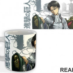 Levi Sitting In The Chair - Attack On Titan - Šolja