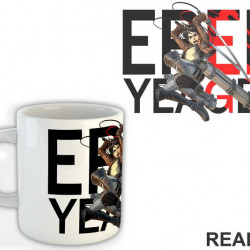 Eren Yeager Red Shadow - Attack On Titan - Šolja