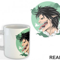 Eren Titan Form Green Smoke - Attack On Titan - Šolja
