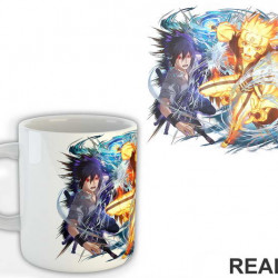 Naruto And Sasuke Fighting Together - Šolja