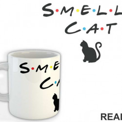 Silhouette - Smelly Cat - Friends - Prijatelji - Šolja