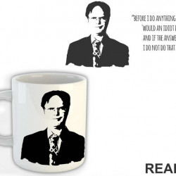 Before I Do Anything I Ask Myself Would An Idiot Do That - The Office - Šolja