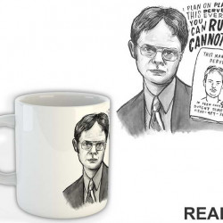 Illustration - I Plan On Plastering This Pervert's Face Everywhere - The Office - Šolja