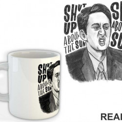 Illustration - Shut Up About The Sun - The Office - Šolja