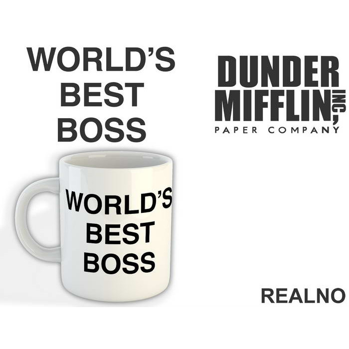 World's Best Boss - The Office - Šolja