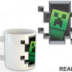 Creeper Peeking - Minecraft - Šolja