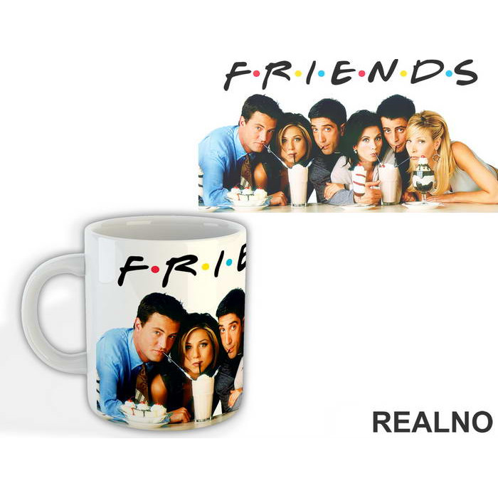 Drinking Coffee And Logo - Friends - Prijatelji - Šolja