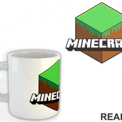 Grass Block Logo - Minecraft - Šolja