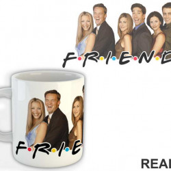 Smiling And Logo - Friends - Prijatelji - Šolja