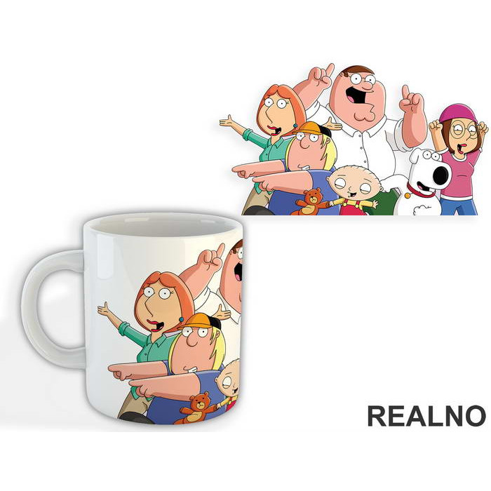 Whole Family - Family Guy - Šolja
