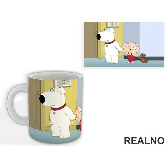 Brian And Stewie - Family Guy - Šolja