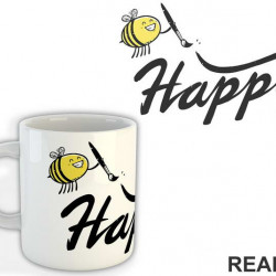 Bee Happy - Humor - Šolja