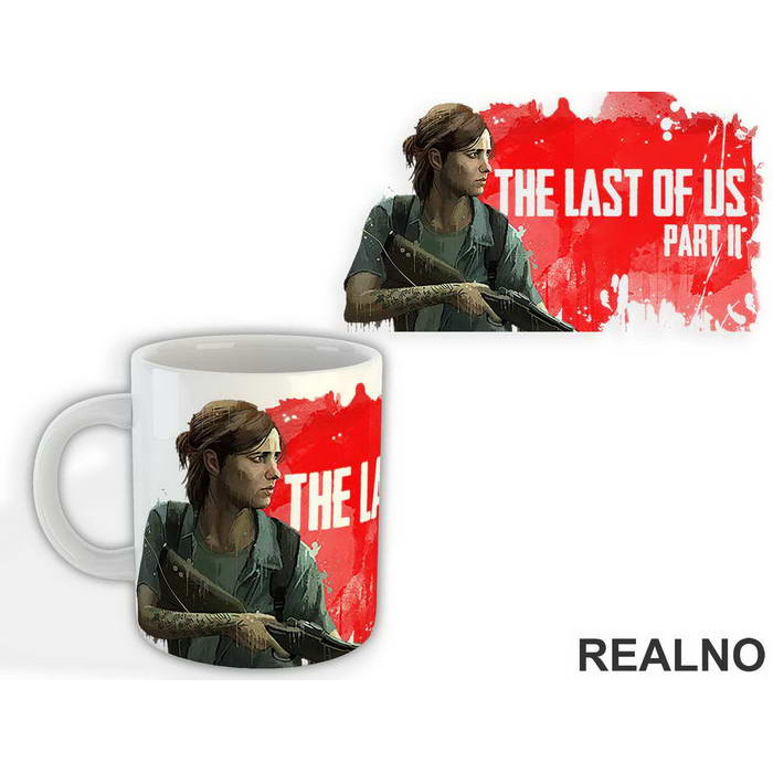 Ellie And Logo - Melting - The Last Of Us - Šolja