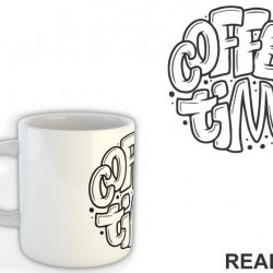 Coffee Time - Dots - Kafa - Šolja