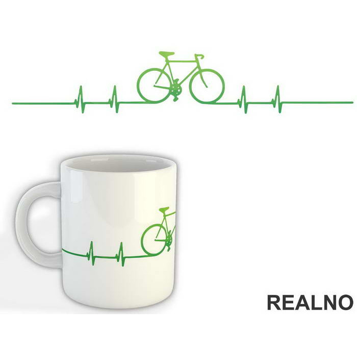 Green Heartbeat - Bickilovi - Bike - Šolja