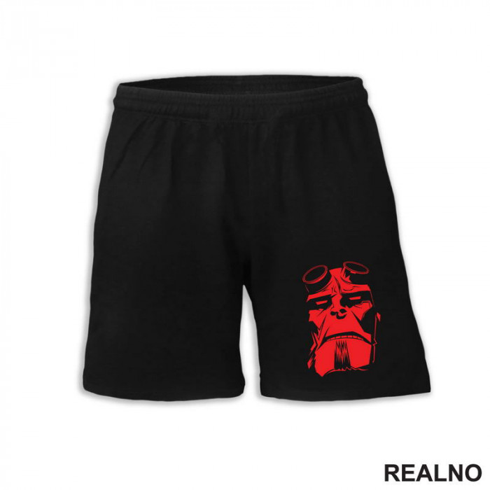 Hellboy Red Silhouette - Šorc