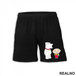 Brian And Stewie Waiting - Family Guy - Šorc