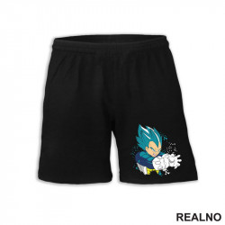 Super Saiyan - Blue - Circles - Goku - Dragon Ball - Šorc