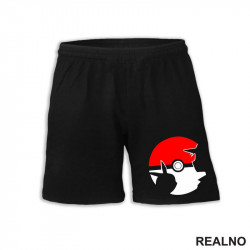 Pikachu, Ash And Pokeball - Pokemon - Šorc