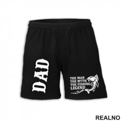 OUTLET - Crni šorc veličine XL - Pecanje