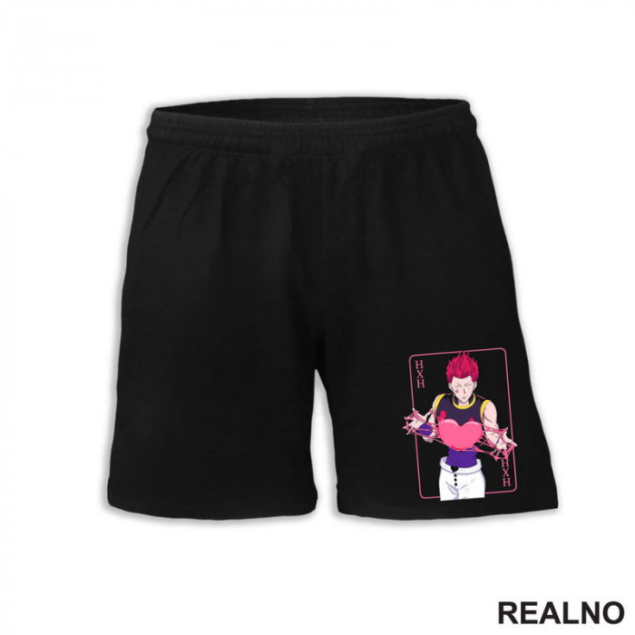Hisoka - Heart Card - Hunter x Hunter - Šorc Hisoka - Heart Card - Hunter x Hunter - Šorc