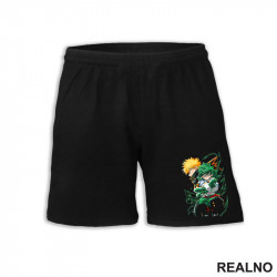 Deku And Bakugo - Green - My Hero Academia - Šorc