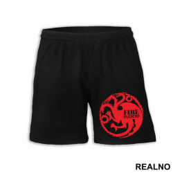 The Targaryen Sigil Fire And Blood - House Targaryen - Game Of Thrones - GOT - Šorc