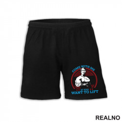 Come With Me If You Want To Lift - Blue And Red - Trening - Šorc Come With Me If You Want To Lift - Blue And Red - Trening - Šorc
