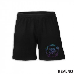 Neon Wolf Head Logo - The Witcher - Šorc