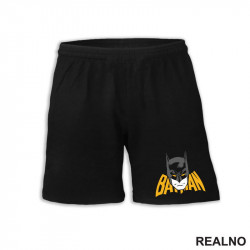 Yellow Eyes And Text - Batman - Šorc