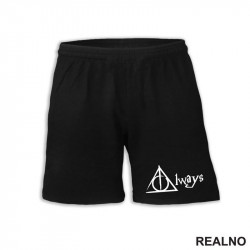 OUTLET - Crni šorc veličine 2XL - Harry Potter