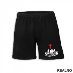 Logo And Levitating Max - Stranger Things - Šorc