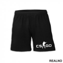 CS Go Logo With Sniper - Counter - Strike - CS - Šorc CS Go Logo With Sniper - Counter - Strike - CS - Šorc