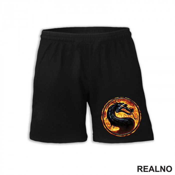 Fire Logo - Mortal Kombat - Šorc