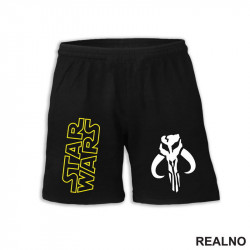 Skull Logo - Mandalorian - Star Wars - Šorc