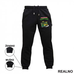 OUTLET - Crni donji deo trenerke muški model veličine 2XL - Nindža Kornjače