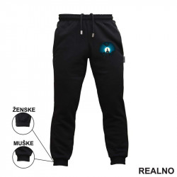 Silhouette Man In A Dark City At The Full Moon - Superman - Trenerka - Donji deo